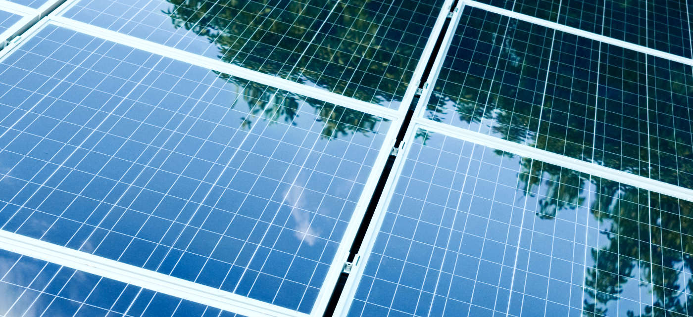 scaffolding hire and solar panels motif