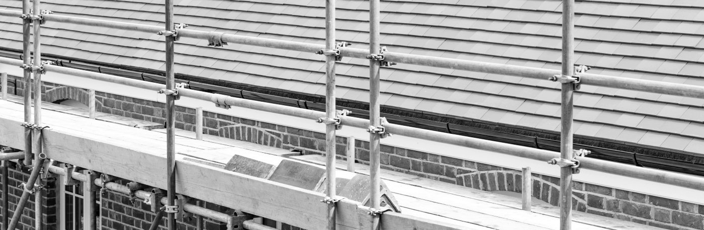 Domestic solar installation scaffolding