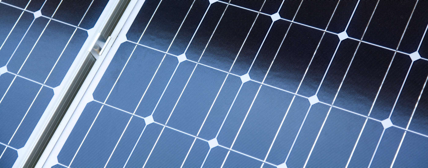 Solar PV panels installed on a roof